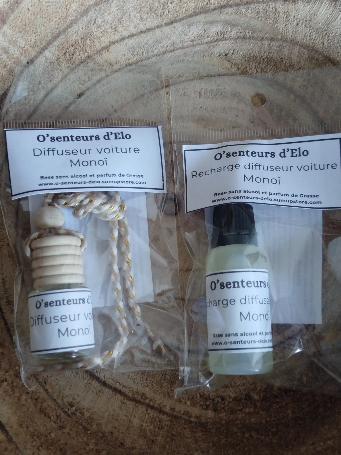 Duo diffuseur et recharge Monoï O' senteurs d'Elo