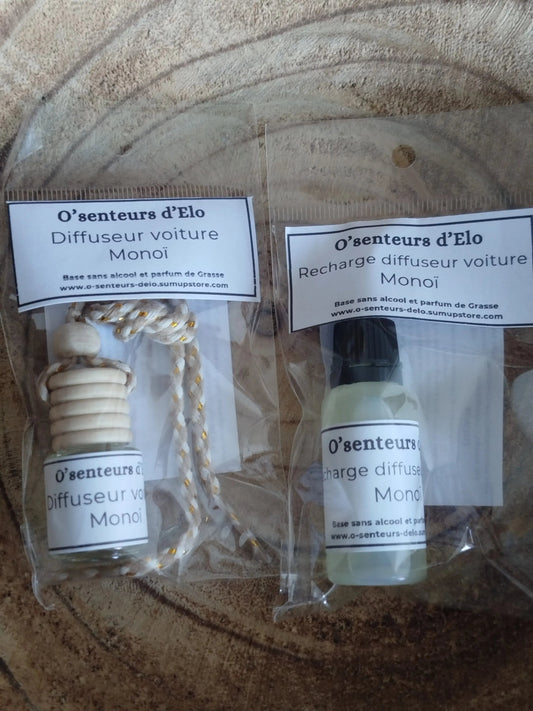 Duo diffuseur et recharge Monoï O' senteurs d'Elo